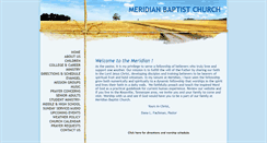 Desktop Screenshot of meridianbaptist.org